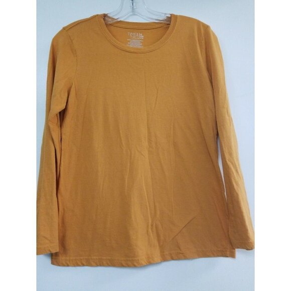 Time & Tru Women's long sleeves Pullover  Sweater - Picture 2 of 4